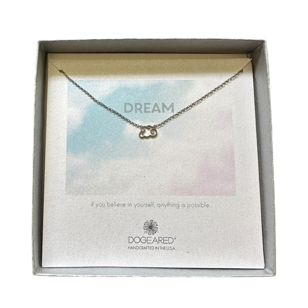 Dogeared Cloud Necklace Sterling Silver 19$